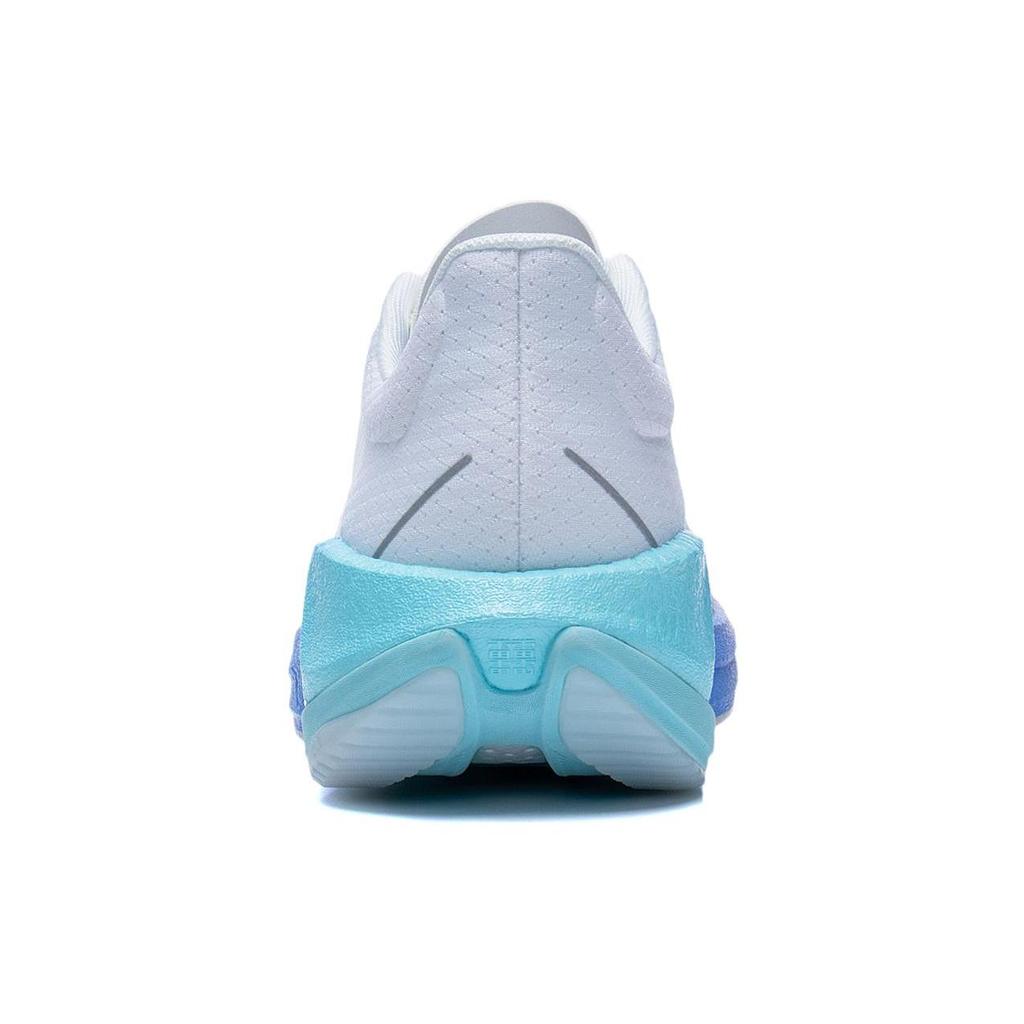 Li Ning Super Light 20 Cushioning Breathable Lightweight Low top Running Shoes Men's Gray Blue Purple ARBT001-10
