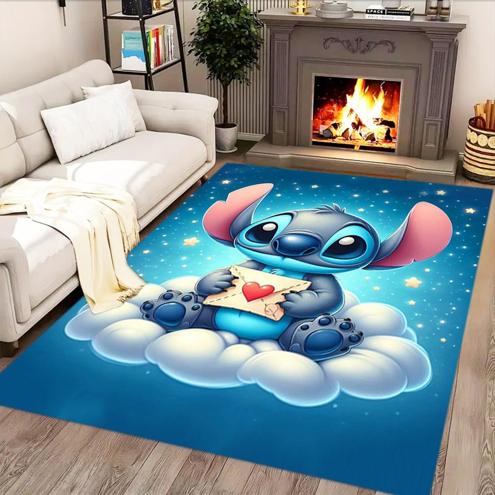 Stitch Angelic Fantasy for Living Room rug, Bedroom, Study Room, Hallway Decoration, Perfect for Home Decoration or Holiday Gifts