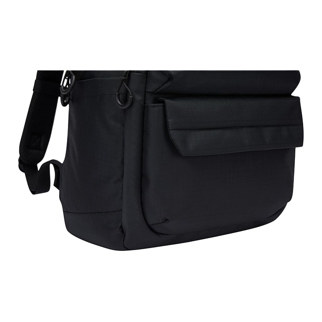 Anta KAI Team Printed Color Block Design Fabric Backpack Unisex Backpack Black 192531167D-1
