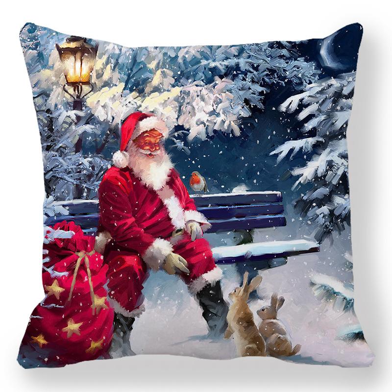 New Christmas Pillow Case 30*50cm,40*40cm,45x45cm, Cushion Cover Home Christmas Decoration Pillow Case