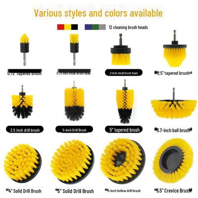 Car Wheel Hub Cleaning Brush Set for Electric Drill