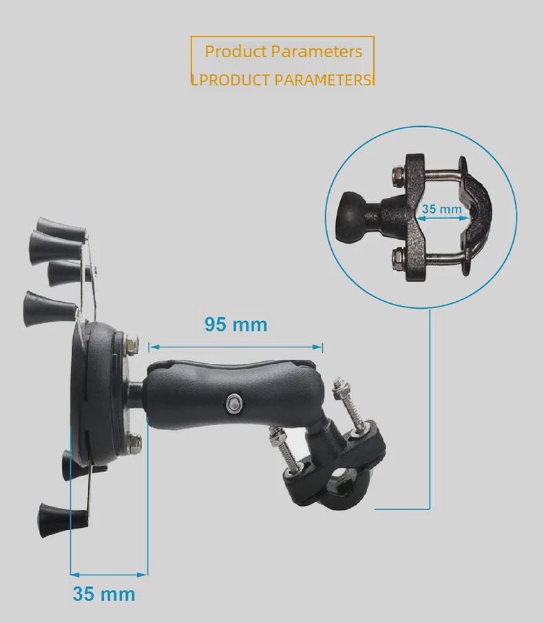 Universal Shockproof Mobile Phone Holder for Electric Cars & Motorcycles