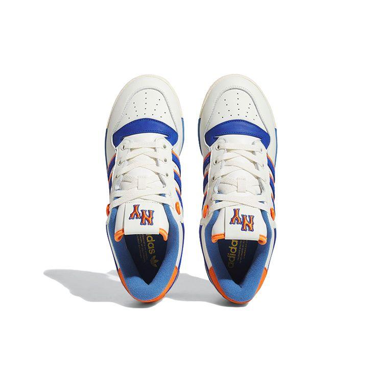 adidas Rivalry Low 86 NYC - White Unisex Sneakers White-Tint Royal-Blue Orange ID4781