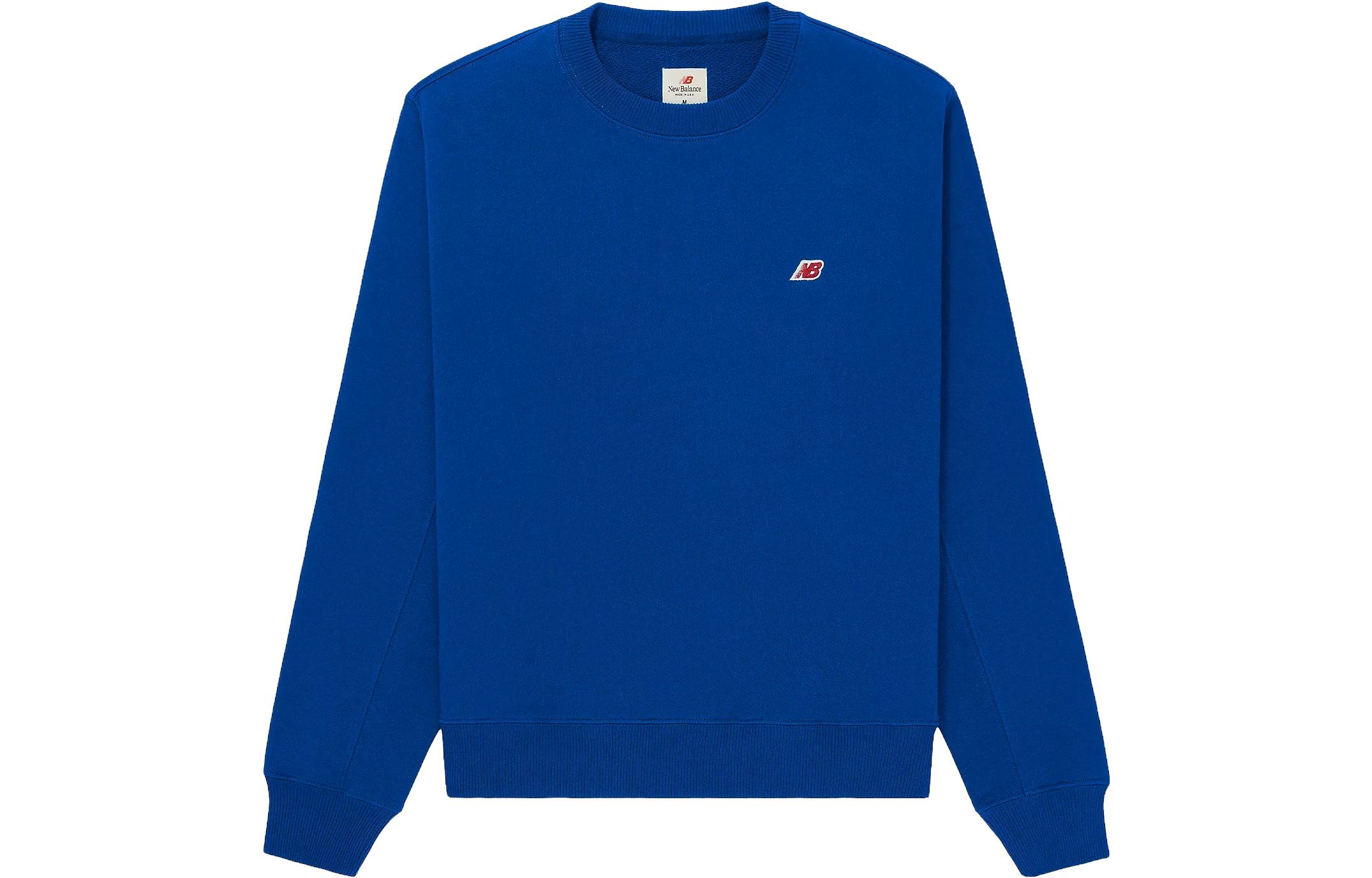 New Balance Made In USA Series Sweatshirts Unisex Blue Crew Neck Moderate Other MT21541TRY L