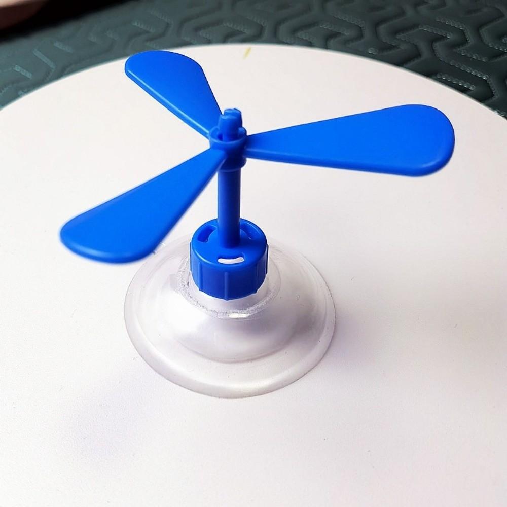 4pcs Plastic Bamboo Dragonfly Decor Sucker Mount Motorcycle Helmet Propeller  Helmet Accessories