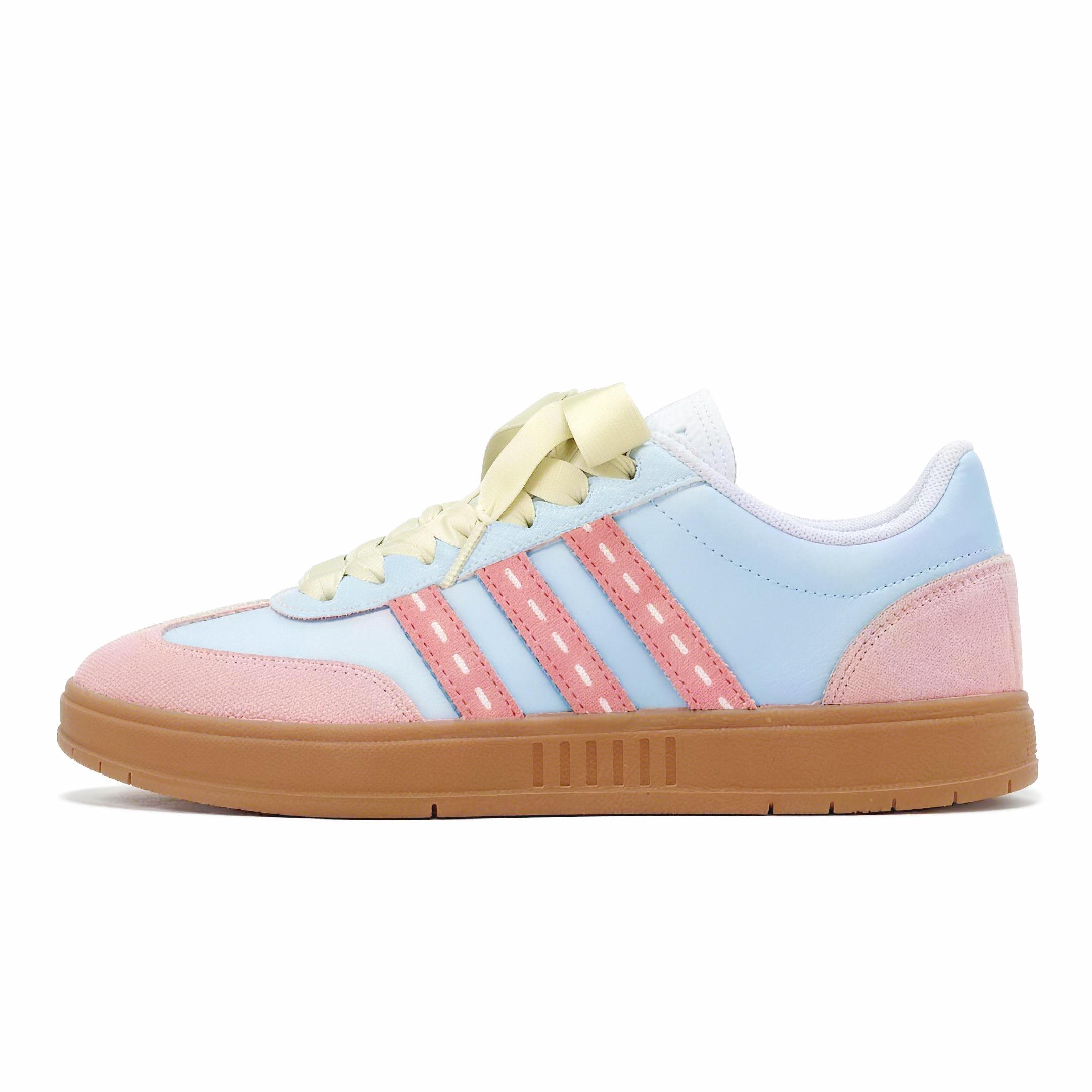 

Adidas Gradas Cherry Blossom Blue Bubble Slip Resistant Low top Skateboard Shoes Unisex Pink IE9044(Team1567-) 40