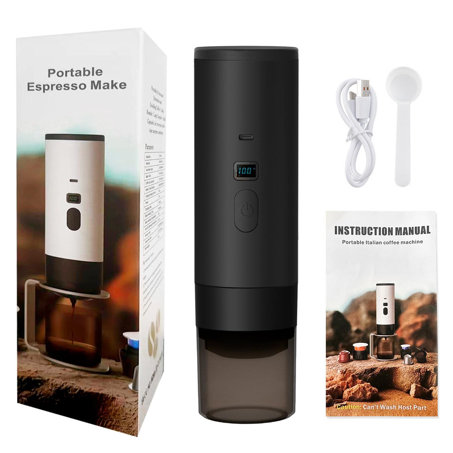 3-in-1 Portable Coffee Maker, 15 Bar