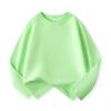 Kids' Solid Color Long-Sleeve Cotton T-Shirt for Boys & Girls, Customizable Base Layer for Older Children