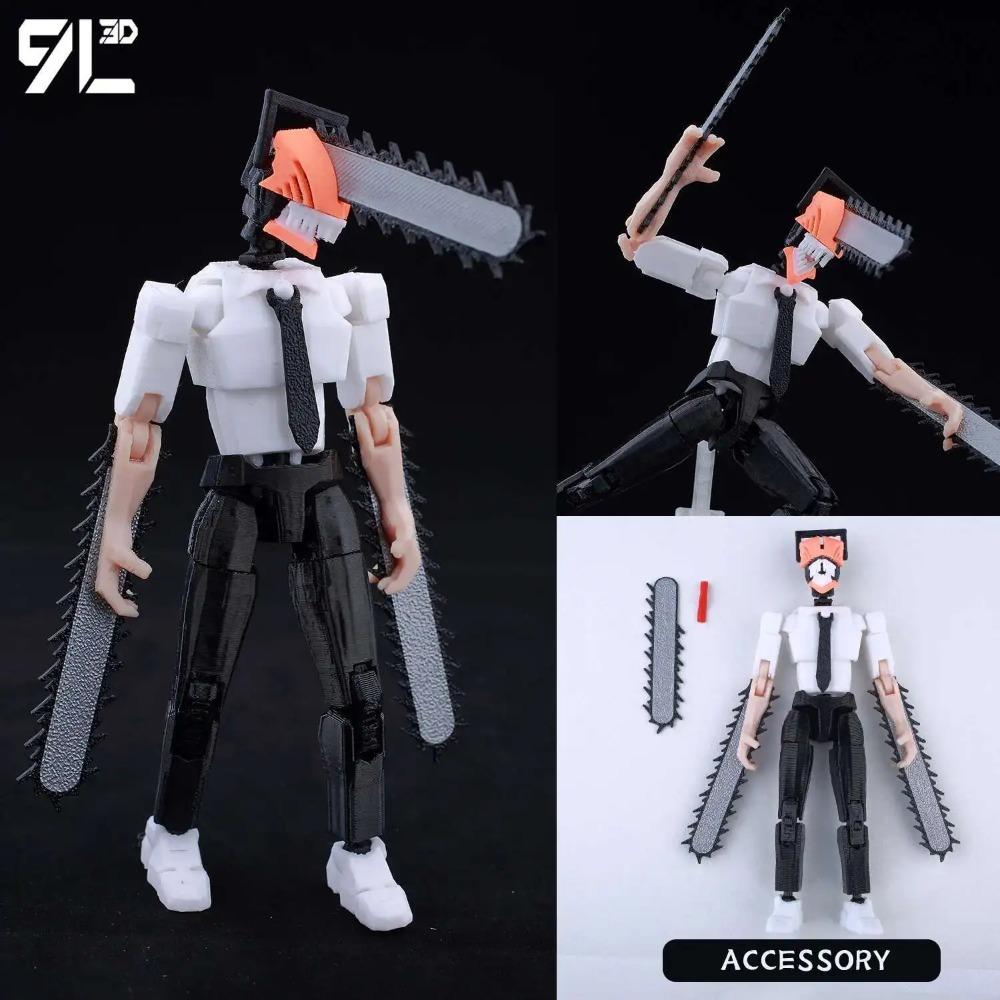 

3D-друкована щаслива лялька 13 One-Punch Man 3D-фігурка дії, багатосуглобова, з можливістю зміни пози, аніме-модель, колекційний подарунок для фанатів