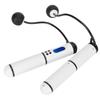 Skipping Rope Intelligent Electronic Counting Exercise Jumping Rope Fitness Equipment(White Black )