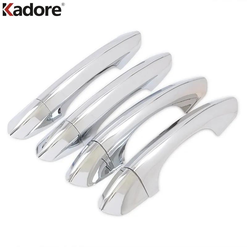Door Handle Cover Trim For Ford Fusion Contour MONDEO 2013 2014 2015 Chrome Car Side Handles Catch Cap Overlay Accessories