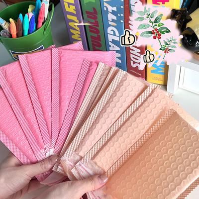 10 Teile/paket Rosa Lila Blase Tasche Thicked Express Paket Tasche