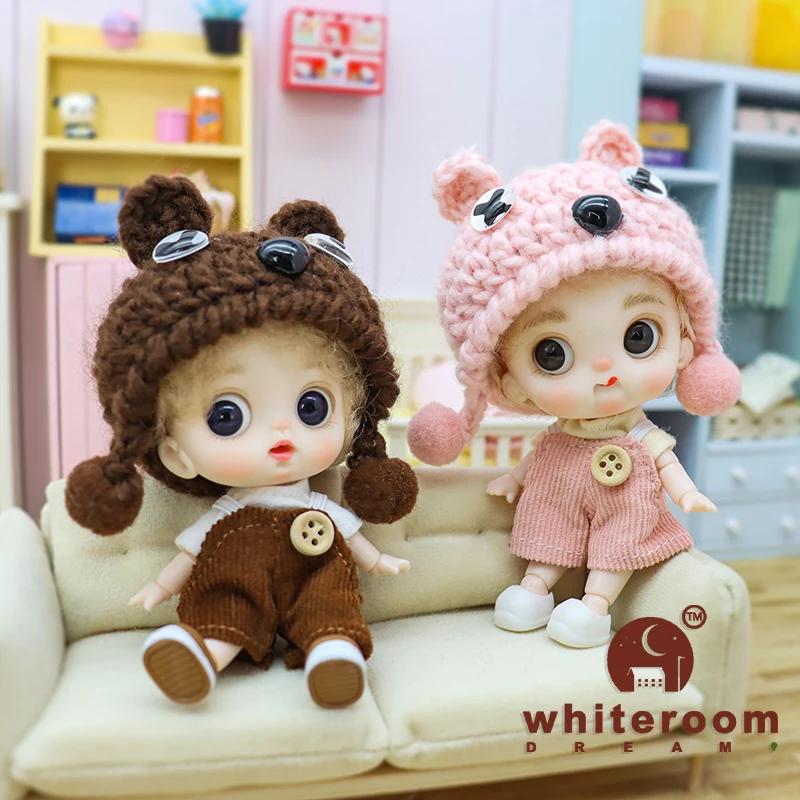 10cm BJD Mini Dolls For Girls Cute Bag Key Pendant Accessories Body Bjd Doll Clothes Toys For Kids Children Baby Holiday Gift