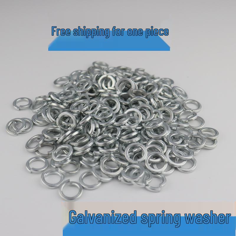 

Galvanized Spring Washer Shim (Sizes M6-M22) M6 - 2 kg, approx. 1900 pieces