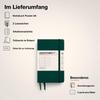 LEUCHTTURM1917 Pocket A6 Dotted Notebook Forest Green Hardcover Journal for Writing and Planning, 80g/m² Paper 370298