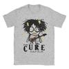 Magliette Carine Robert Smith Unisex 100% Cotone Top Vintage The Cures Girocollo Manica Corta
