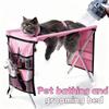 Anti-Bite Dog Cat Washing Hammock with Hair Dryer Holder Nail Clipping Station Puppy Cat