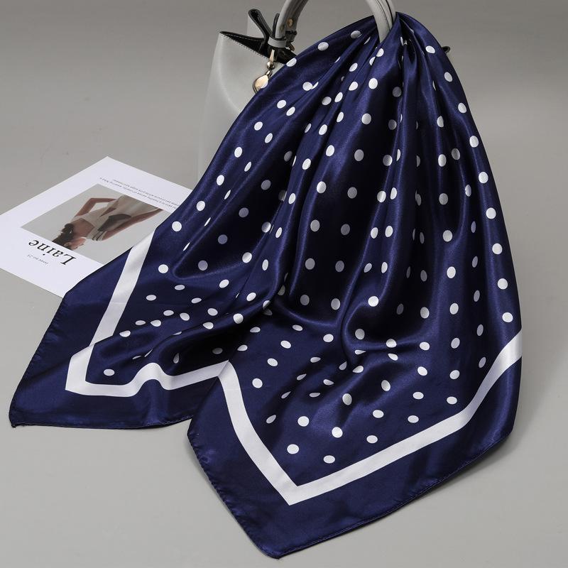 90 Square Scarves, Silk Scarves, Women's New Spring and Summer High-end Sense Versatile, Thin Scarves, Shawls Outside