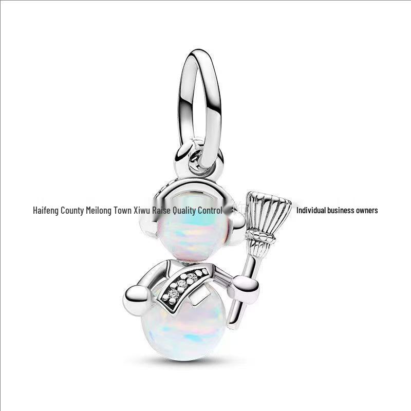 Panjia Srebro S925 Uroczy Kreskówkowy Anime Koralikowy Wisiorek Bransoletka Akcesoria