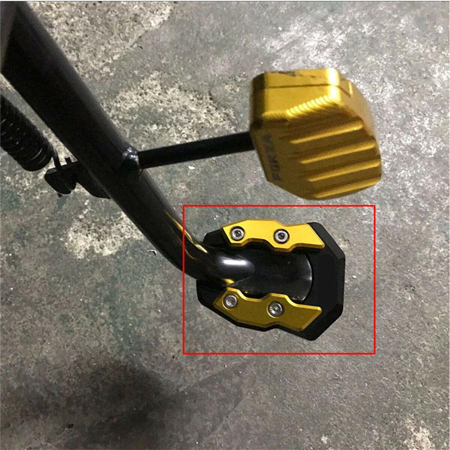 CNC Aluminum Kickstand Side Stand Enlarger Pad For Honda Forza 300 250 125 17-20