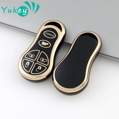 6 Buttons TPU Car Key Cover for Chrysler Dodge Jeep Concorde Sebring LHS Viper Stratus Liberty Key Case Protector