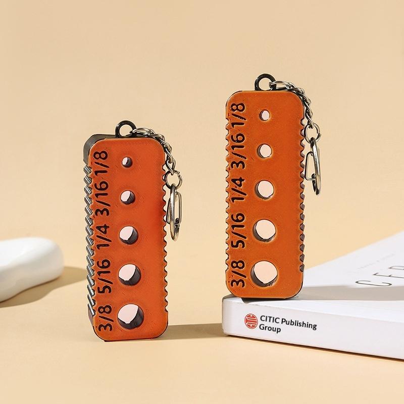 Drill Guide For 4-10Mm 3/8 5/16 1/4 1/8 Holes Drill Bit Diy Drill Jig Block Joints Tool Portable Keychain Design