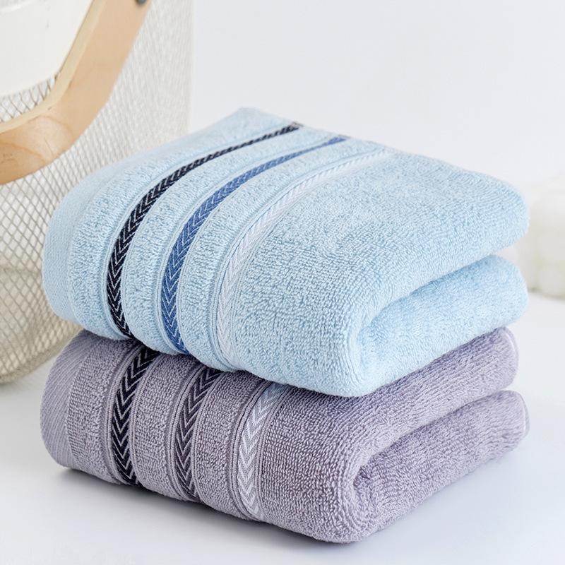 Full Cotton Absorbent Soft Bathing Household Towel Pure Cotton Face Wash Adult Thick Embroidery