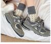 Women's Retro Polka Dot Mid-Calf Cashmere Socks - Warm & Thickened for Autumn/Winter