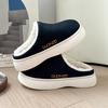 Fashion Fuzzy Fur Outdoor Winter Women's Slippers Indoor Comfort Anti-slip Soft Sole Resistant Men Casual Couple Cotton Shoes Snow Boots