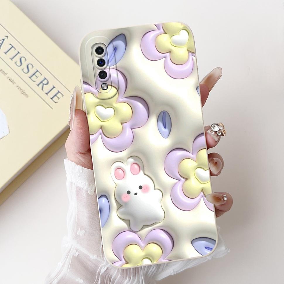 Protector Cover For Samsung Galaxy A50 Case Floral Animals Silicone Soft Coque for Samsung A50 SM-A505FN Case Phone Bags