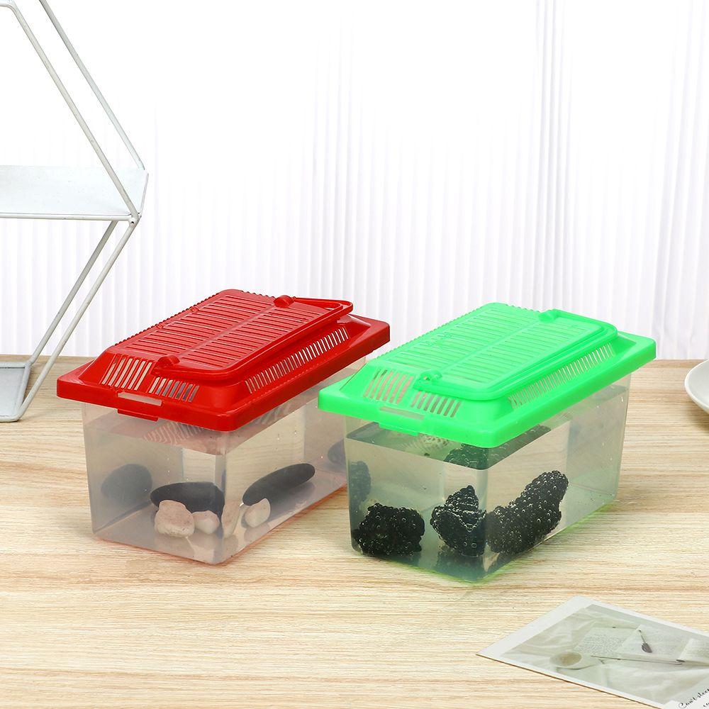 Portable Cage Bowls Feeding Pet Products Goldfish Tank Turtle Tank Hamster Box
