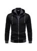 Autumn/Winter Cross-Border Fashion: Solid Color Plus Velvet Loose Hooded Jacket with Double Zipper and Long Sleeves
