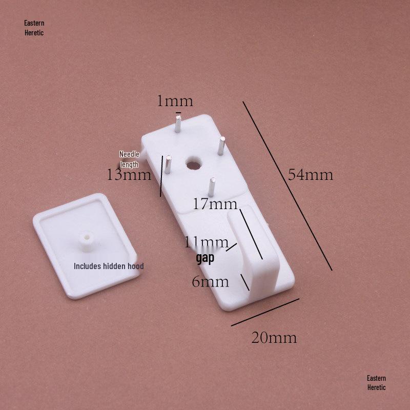 Seamless Wall Hook: No-Drill Nail-Free Clothes, Backpack, Painting, Electrical Box Hanger.