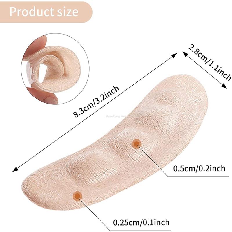 Shoe Pads for High Heels Anti-Slip Foot Pads for Sandals Anti-wear Feet Silicone Heel Protectors for Womens Shoes Heel Protector