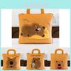 Edredom de Pelúcia Capivara e Conjunto de Almofadas com Veludo de Cristal Macio Para Descanso da Tarde