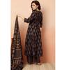 Donna Designer Top Tunica Stampa Floreale Kurta, Palazzo e Dupatta Set