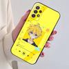 Game Project Sekai Kagamine Len Phone Case For Samsung S25,S24,S21,S22,S23,S30,Ultra,S20,Plus,Fe,Lite,Note,10,Black Cover