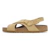 Tulum Zachte Voetbed Strand Sandalen Dames Latte Bruin Normaal 1019582