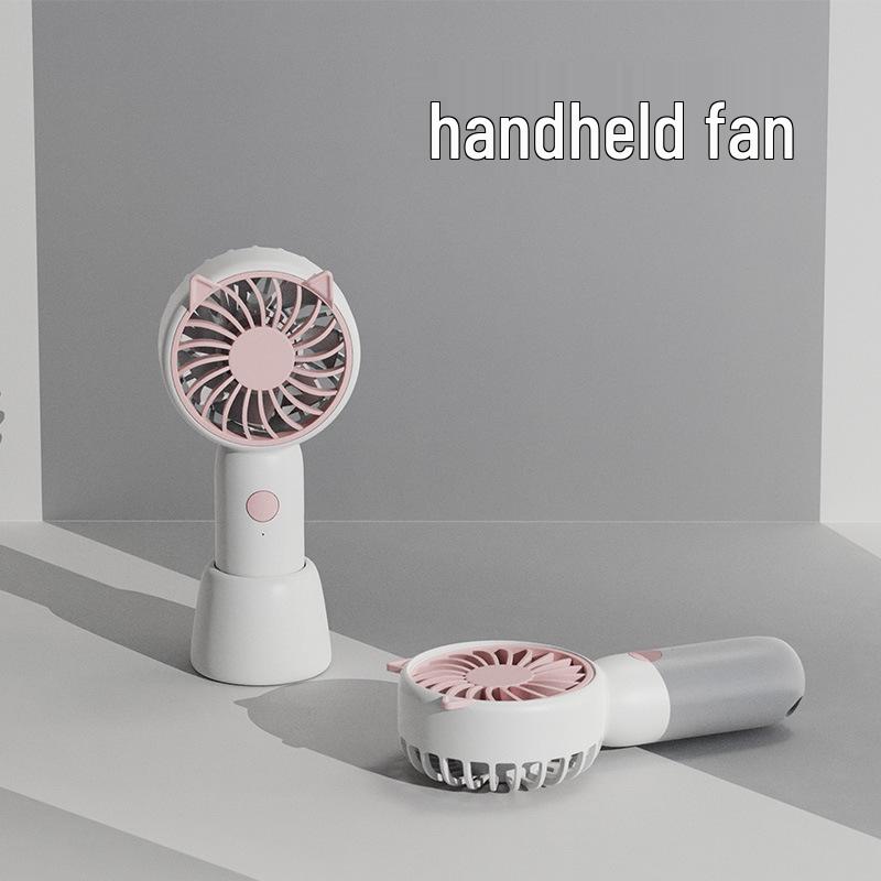Rechargeable Portable USB Handheld Fan for Baby, Dorm, Outdoor, and Gift Use