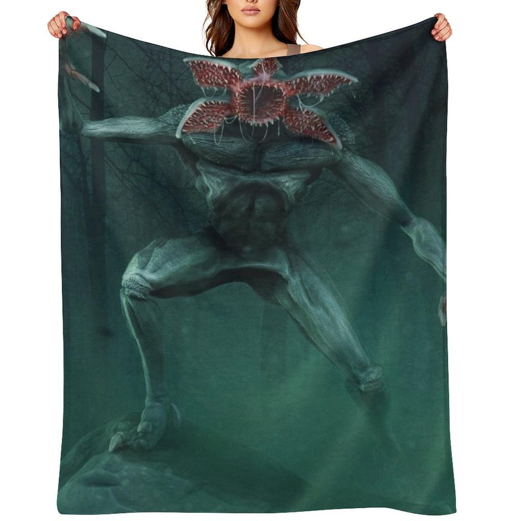Beware the demogorgon Throw Blanket Decorative Beds Moving Picnic christmas gifts Blankets