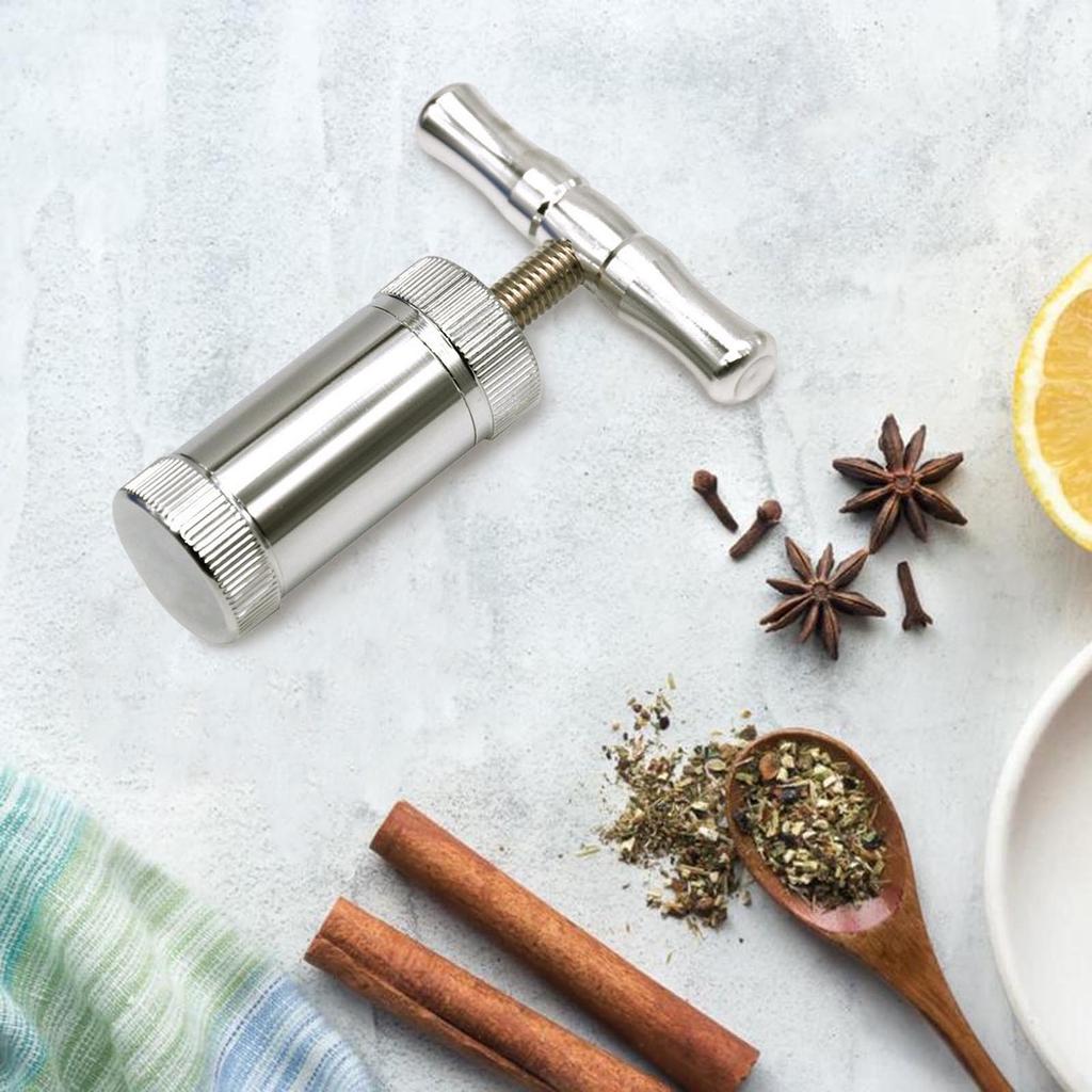 Mini nástroj na lisování koření z hliníkové slitiny Přenosný jednoruční lis na pyl