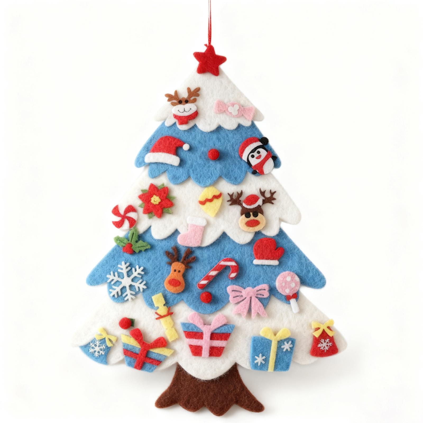 

Christmas Tree Non Woven Fabric New Children s FeltChristmas Tree Christmas Decoration Pendant One Size