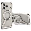 Oatsbasf Frameless Metal Phone Case for IPhone 17 Pro/Pro Max/17 Air with Stand 360° Rotatable Magsafe Protective Shockproof