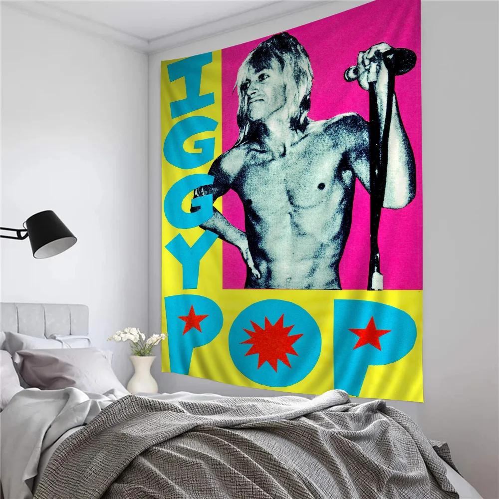 Iggy Pop Band Hanging Bohemian Tapestry Bohemian Wall Tapestries Mandala Cheap Hippie Wall Hanging
