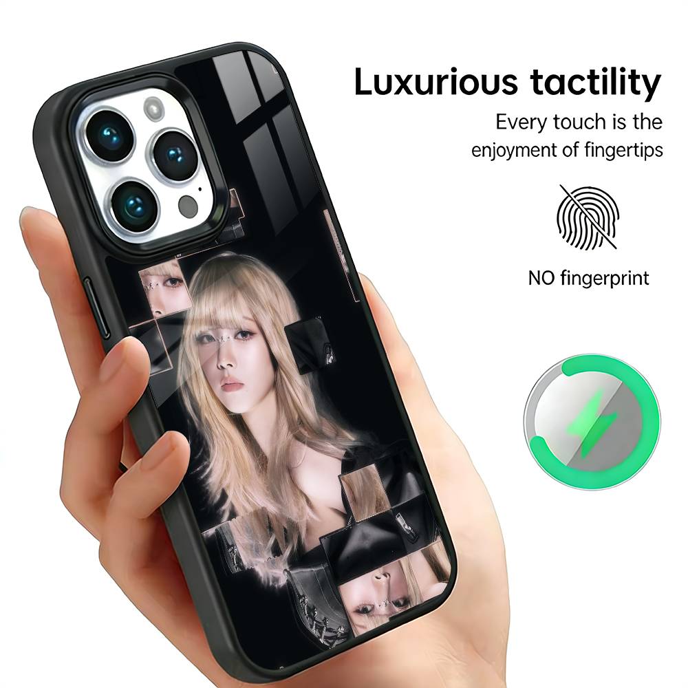K-Ka-rina Wireless Charger Compatible Phone Case for iPhone 17/16/15/14/13/12/11 Pro Max Plus - Protective Funda Cover