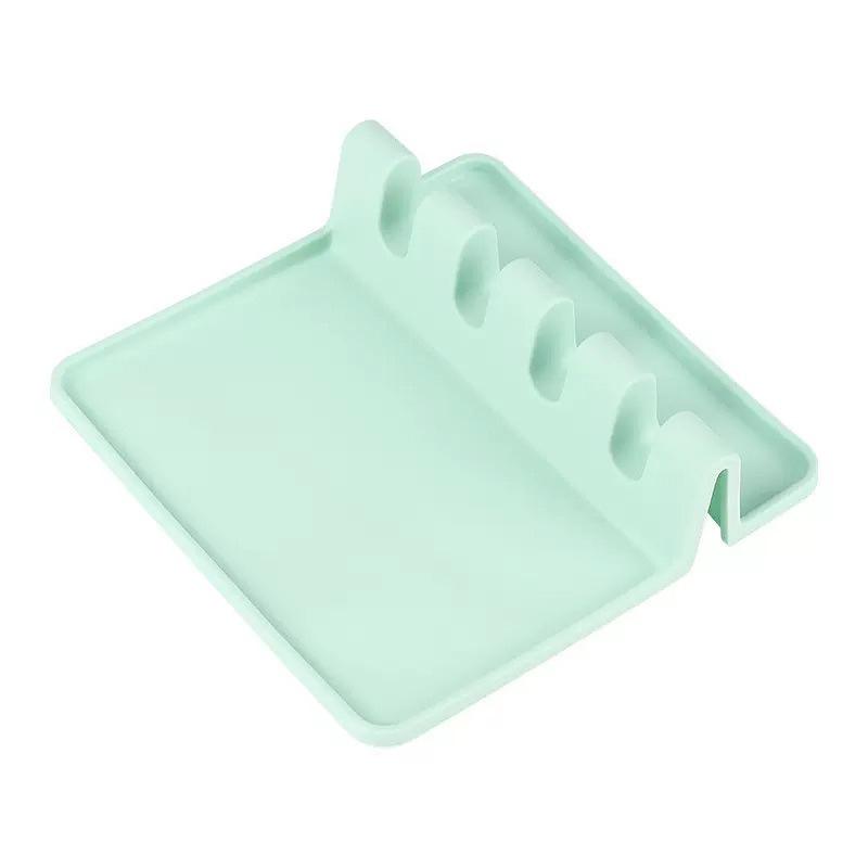 Silicone Kitchen Utensil Holder & Heat-Resistant Mat