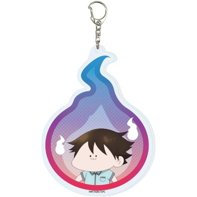 TV Anime  Youkai Gakuen no Sensei Hajimemashita!  03 Mametsuki Tanuki [Official Illustration] Large Acrylic Keychain Die-cut Acrylic Keychain 100mm
