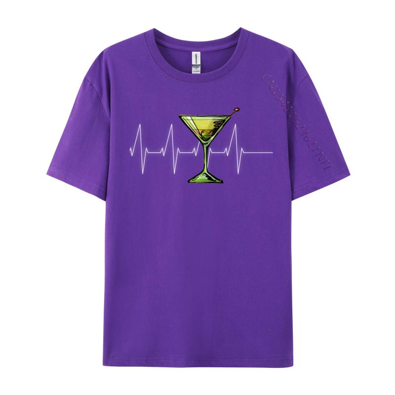 Dirty Martini Heartbeat Comics Family Top T-Shirts Summer Tops T Shirt For Men Graphic Pure Cotton Print T Shirts Drop Shipping