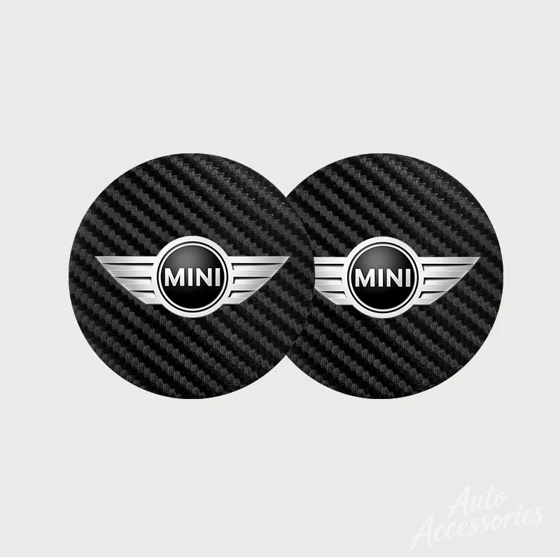

Car Anti-slip Water Cup Pad Anti-noise Coaster Mat For BMW MINI Cooper S One Jcw F54 F55 F56 F57 F60 Clubman Countryman R57 R58