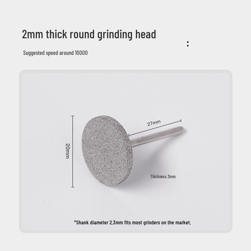 Nail Shaping & Sanding UFO Disc - Square Trapezoid Grinding Head